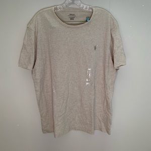 Creamy white polo t-shirt by Ralph Lauren